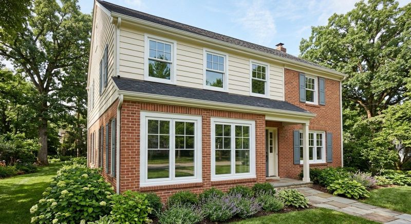 Completed windows installation residential project